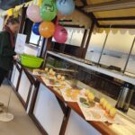 Das Buffet war auf unsere kleinen Gäste abgestimmt
